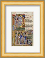 Our Father, initial P In Albani Psalter Fine Art Print