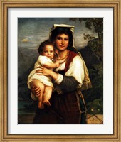 Young Roman Woman with Child Fine Art Print