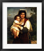 Young Roman Woman with Child Fine Art Print