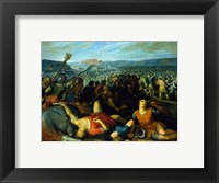 Batavians Defeating Romans on the Rhine Fine Art Print