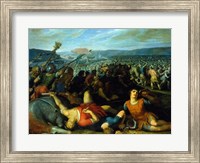 Batavians Defeating Romans on the Rhine Fine Art Print