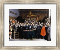 The Ratification of the Treaty of Munster Fine Art Print