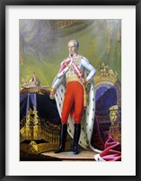 Emperor Franz, a Portrait of King of Hungary Fine Art Print