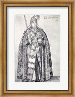 Study for the painting of Charlemagne Fine Art Print