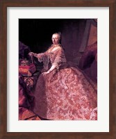 Maria Theresia of Austria at the Age of 35 Fine Art Print