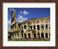 Low angle view of a coliseum, Colosseum, Rome, Italy Fine Art Print