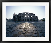 View of an old ruin, Colosseum, Rome, Italy Fine Art Print