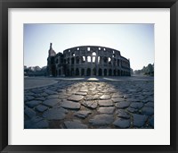 View of an old ruin, Colosseum, Rome, Italy Fine Art Print