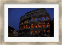 Colosseum at Night Fine Art Print