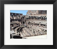 Inside Rome’s Colosseum Framed Print