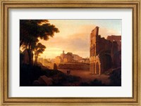 Rome, the Colosseum and the Roman Forum Fine Art Print
