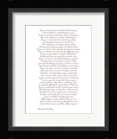 If - Red Border Fine Art Print