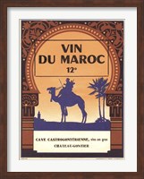 Morocco's Wine Label Fine Art Print