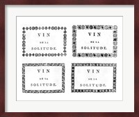 Labels of Chateauneuf du Pape Fine Art Print