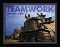 Teamwork Framed Print