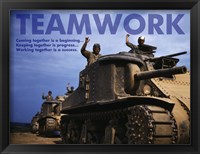 Teamwork Framed Print
