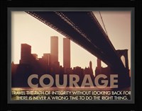 Courage Framed Print