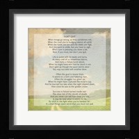 Don't Quit Poem (field) Fine Art Print