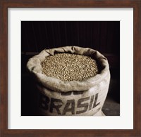 Coffee Beans in a Burlap Sack Fine Art Print