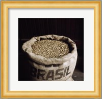 Coffee Beans in a Burlap Sack Fine Art Print