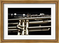 Close - up of a Clarinet and a Trumpet Fine Art Print