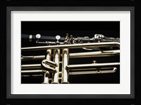 Close - up of a Clarinet and a Trumpet Fine Art Print
