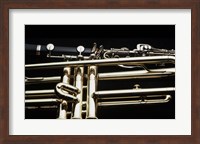 Close - up of a Clarinet and a Trumpet Fine Art Print