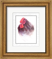 Rooster Insets III Fine Art Print