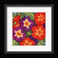 Flower Fiesta I Framed Print