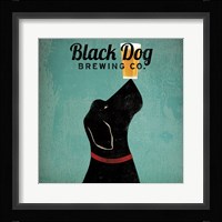 Black Dog Brewing Co Square Framed Print