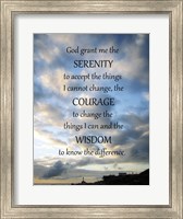 Serenity Prayer - skies Fine Art Print