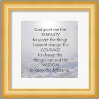 Serenity Prayer - clouds Fine Art Print