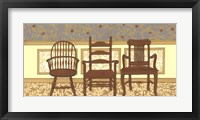Arts & Crafts Chairs I Fine Art Print