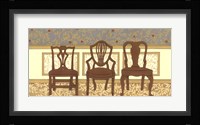 Arts & Crafts Chairs II Framed Print