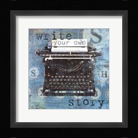 Write Story Framed Print