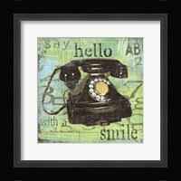 Hello With A Smile Framed Print