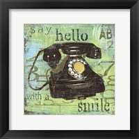 Hello With A Smile Framed Print