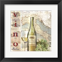 Vino Framed Print