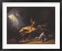 The Fox Hunter's Dream Framed Print