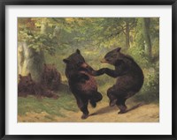Dancing Bears Framed Print