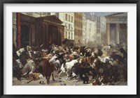 Wall Street: Bulls & Bears Framed Print