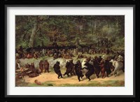 The Bear Dance Framed Print
