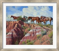 Colored Clay & Quarterhorse Fine Art Print
