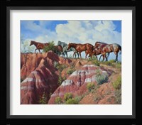 Colored Clay & Quarterhorse Fine Art Print