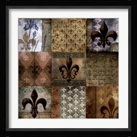 Fleur-de-Lis 9-Patch Fine Art Print