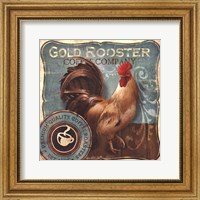 Gold Rooster Fine Art Print