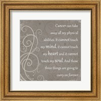 My Mind, My Heart, My Soul - Jimmy V Fine Art Print