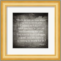 Enthusiasm Jimmy V Quote Fine Art Print