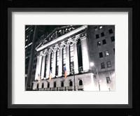 New York Stock Exchange at Night Fine Art Print