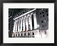 New York Stock Exchange at Night Fine Art Print